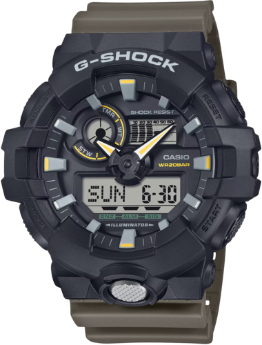 CASIO GA-710TU-1A3 צבע חדש 