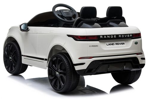 מכונית ממונעת 12V לילדים בדמות ריינג' רובר Range Rover Evoque עם שלט רחוק, אורות ומושב כפול - ורוד