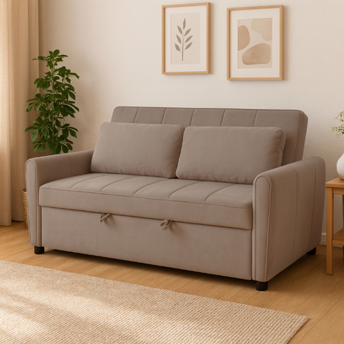 ספה נפתחת למיטה זוגית דגם הדס