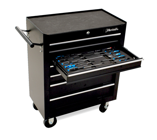 עגלת מוסך מאובזרת 79 חלקים 6 מגירות 537X330X616X