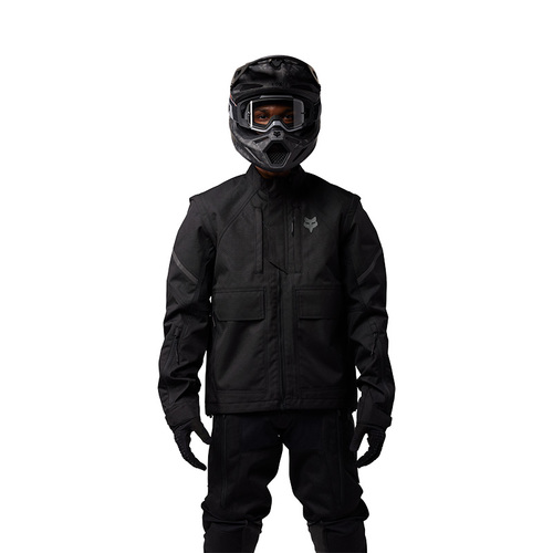 מעיל רכיבה פוקס שחור - FOX DEFEND OFFROAD JACKET V24