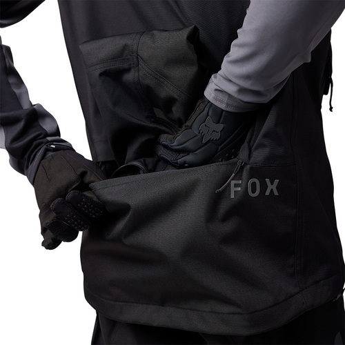מעיל רכיבה פוקס שחור - FOX DEFEND OFFROAD JACKET V24