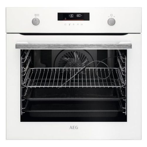 תנור בנוי פירוליטי 71 ליטר AEG BPE255636W לבן אאג