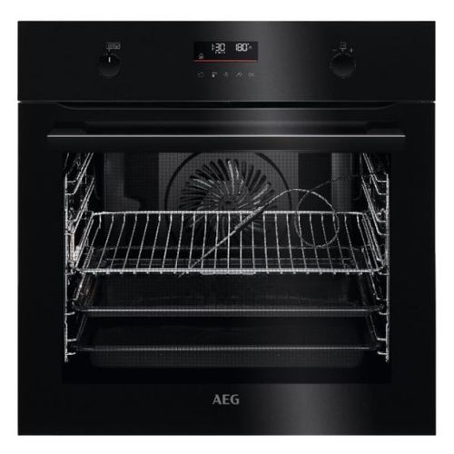 תנור בנוי פירוליטי 71 ליטר AEG BPE255636B שחור אאג
