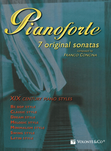 ספר תווים Pianoforte - 7 Original Sonatas XIX Century Piano Styles