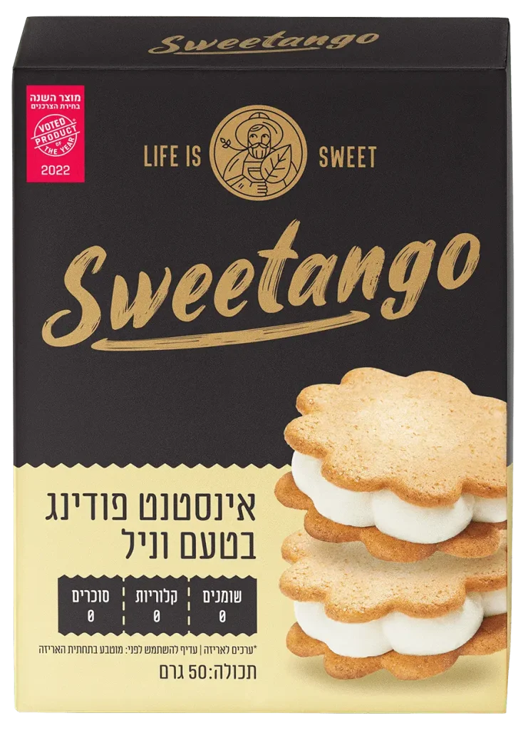 אינסטנט פודינג וניל – 50 גרם (יחידה) סוויטאנגו