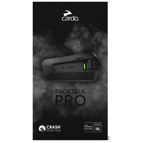 דיבורית לקסדה CARDO PACKTALK PRO רמקולים JBL 45 מ
