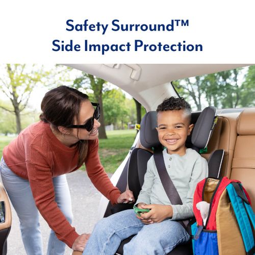 בוסטר לילדים לוג'יקו אל Logico L R129 בתקן החדש עם ריפוד מעובה - שחור Midnight