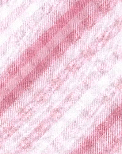 חולצה גזרת קלאסיק -Pink gingham non-iron twill cutaway classic fit shirt