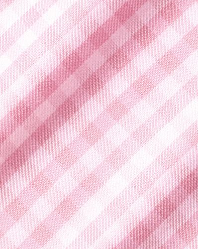 חולצה גזרת אקסטרה סלים -Pink gingham non-iron twill cutaway extra slim fit shirt
