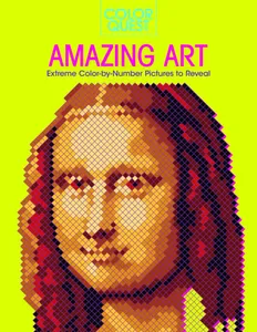 חוברת צביעה לפי מספרים Amazing Art