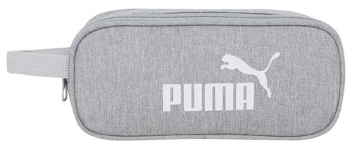 קלמר 2 תאים PUMA אפור עם כיתוב לבן