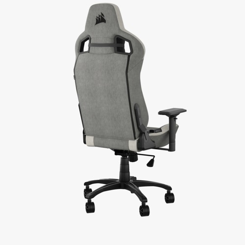 כיסא גיימינג בד CORSAIR T3 RUSH 2023 Fabric Charcoal Grey White