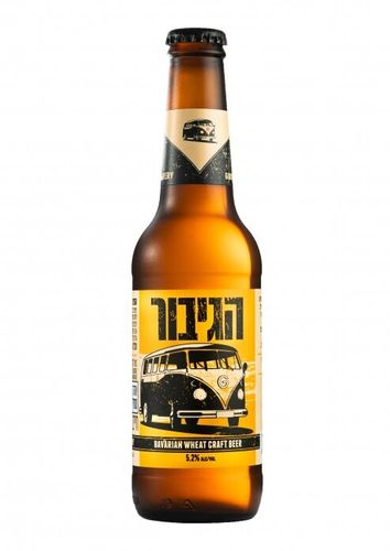 בירה הגיבור חיטה 330 מ