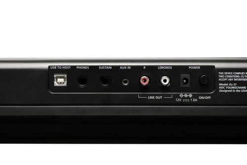 פסנתר חשמלי 88 קלידים נייד שחור KURZWEIL KA S1 LB