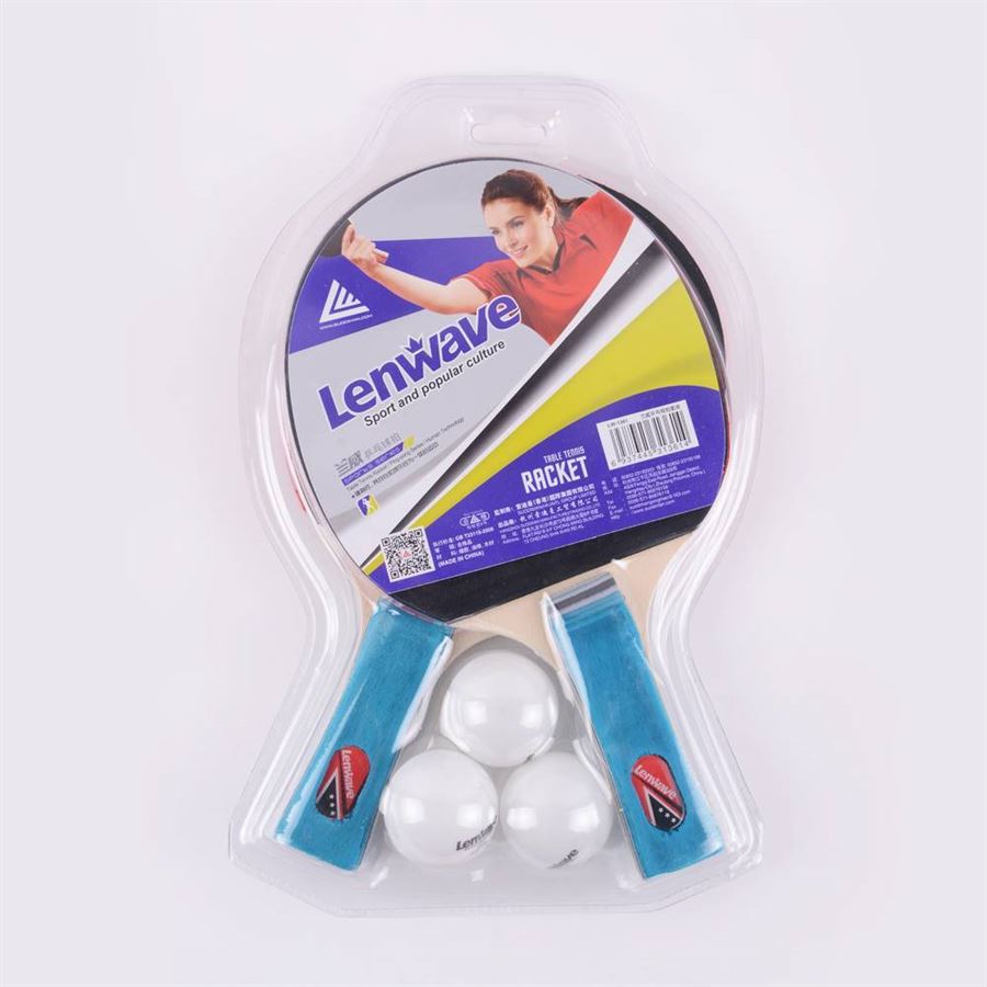 סט מחבטים וכדורים לפינג פונג LENWAVE 0321