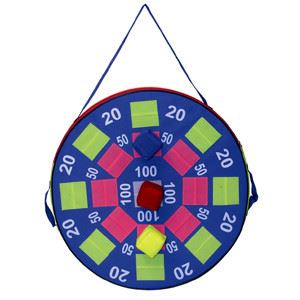 גלגל קליעה למטרה ענק עם 3 קוביות סקוטש 75 ס"מ