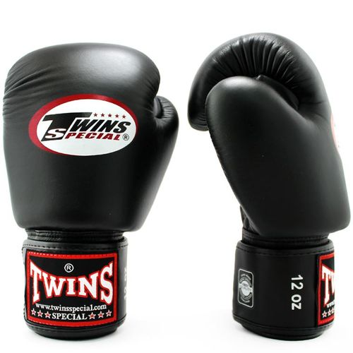 כפפות איגרוף עור, שחור, Twins BGVL3