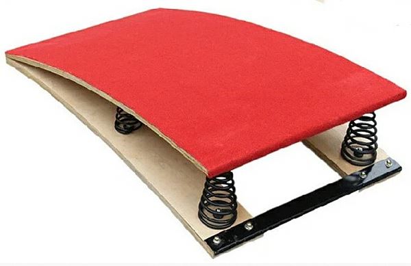 מקפצה קפיצית מרופדת להתעמלות קרקע 120X60 ס