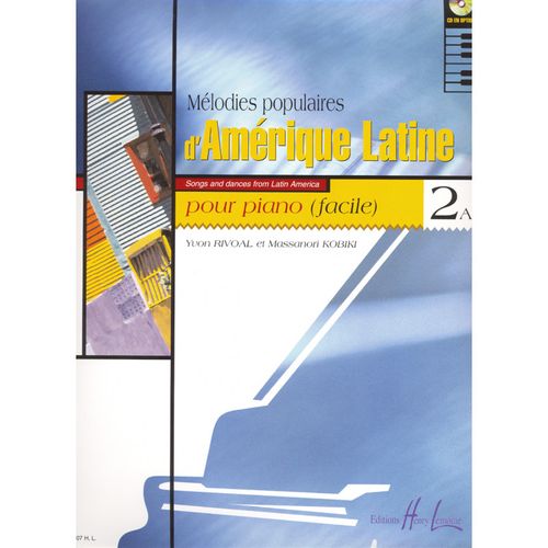ספר תווים Rivoal: Mélodies populaires d'Amérique latine Vol.2A