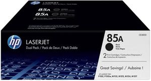  ‏מארז של 2 טונרים ‏מקוריים שחור HP 85A CE285AF