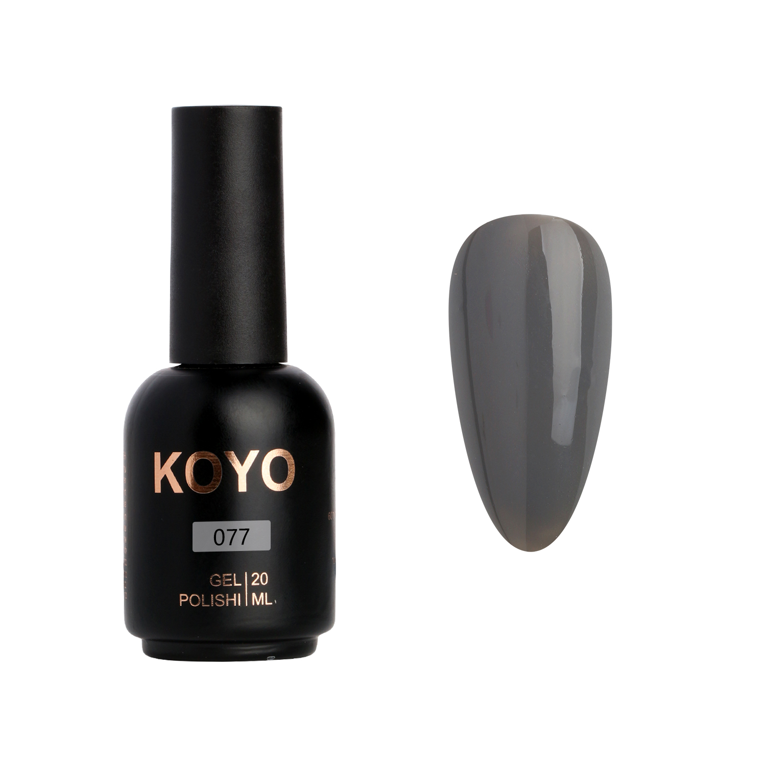 לק ג׳ל מס׳ 077 בגודל 20 מ"ל - קויו | KOYO