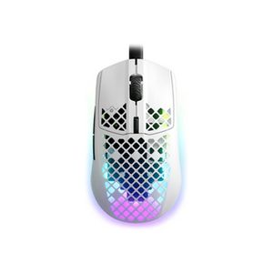 עכבר גיימינג חוטי דגם AEROX 3 STEELSERIES בצבע לבן