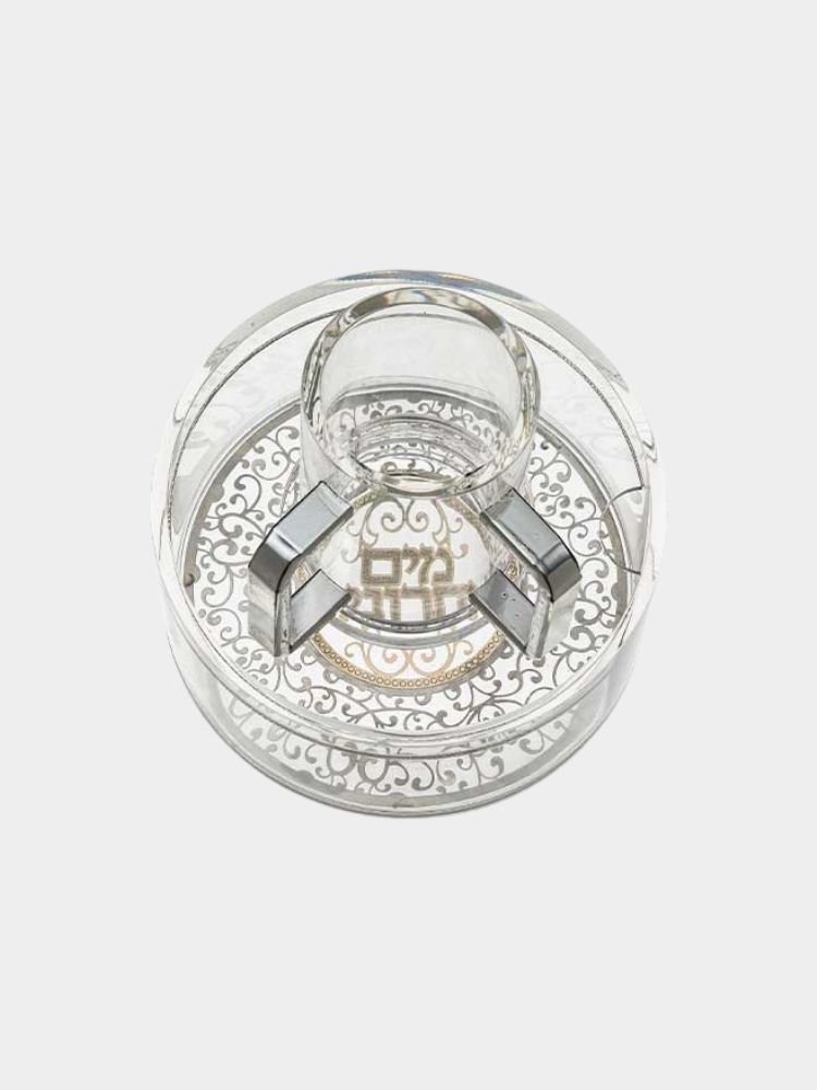 מים אחרונים אקריליק שקוף עם פלקטה 15 ס"מ