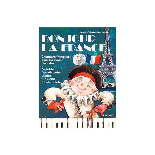 ספר תווים Bonjour la France - Famous French Songs for Piano 