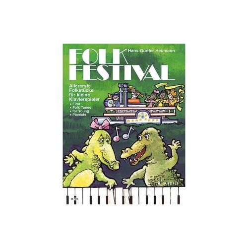 ספר תווים Folk Festival - First Folk Tunes for Young Pianists 