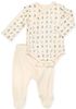 סט בגד גוף ורגלית לתינוק 100% כותנה טריקו NB - אגסים