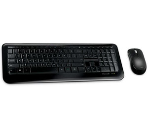 סט מקלדת ועכבר אלחוטיים Microsoft Wireless 850 Desktop Set - דגם PY9-00010 (אריזת Retail) - צבע שחור - עברית / אנגלית