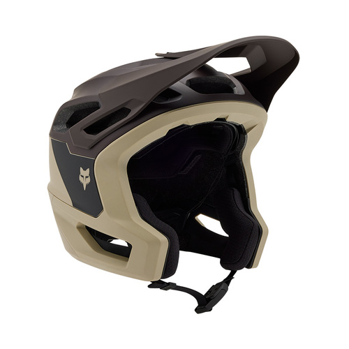 קסדת אופניים פוקס דרופריים קרם / שחור - FOX DROPFRAME PRO NYF HELMET V25