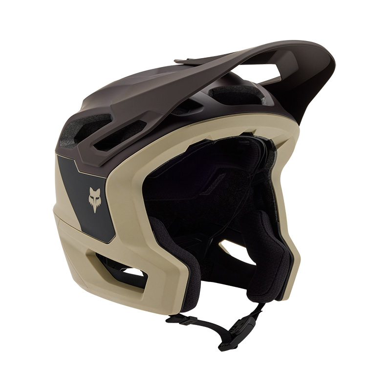 קסדת אופניים פוקס דרופריים קרם / שחור - FOX DROPFRAME PRO NYF HELMET V25