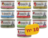 מבצע 10 מעדני לקרס לחתולים במגוון טעמים - 85X10 גרם