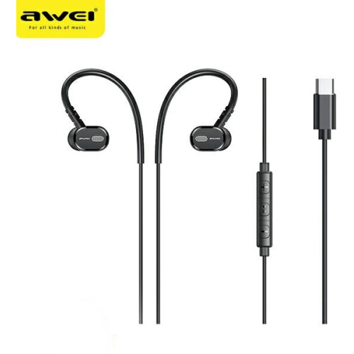 אוזניות חוט AWEI AUX PC-2