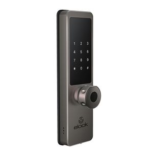 ELOCK WIZE PRO מנעול חכם עם נעילת בריחים אוטומטית המשלב אפליקציה, טביעת אצבע, קוד אישי, צ