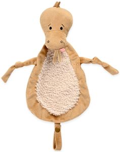 שמיכי מבד טדי עם מחזיק למוצץ - דינוזאור