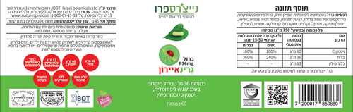 גרינאיירון ברזל | ניצ'רס פרו