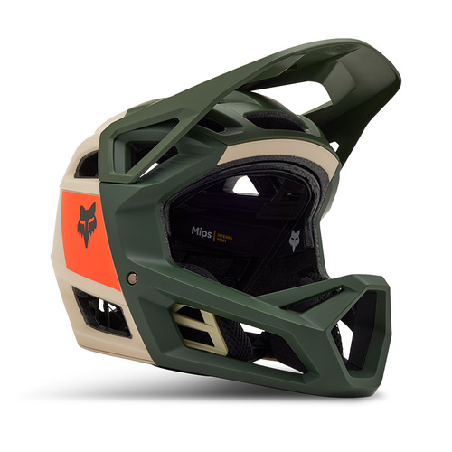קסדת אנדורו מלאה פוקס שחור / חום - FOX PROFRAME RS MIPS HELMET NUF V25 