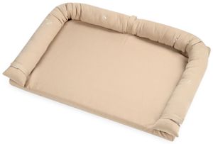 משטח החתלה לשידת תינוק עם בד מונע החלקה 100% כותנה עם רקמה EMB - חיפושית