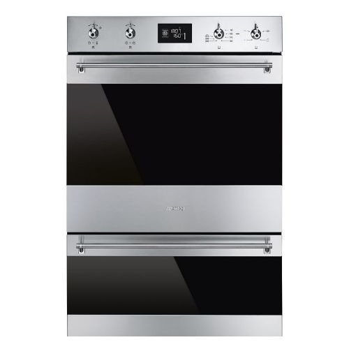 תנור בנוי דו תאי SMEG דגם CLASSIC DOSP6390X נירוסטה