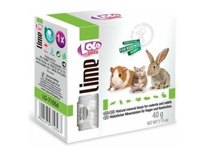 אבן סידן טבעי לולו פטס למכרסמים וארנבים 40 גרם LOLO PETS
