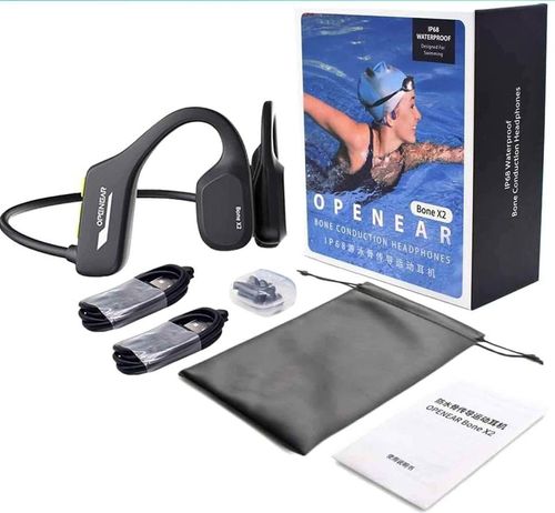 אוזניות הולכה עצם עמידות למים    OPEN-EAR Bone X2 Bone Conduction Headphones