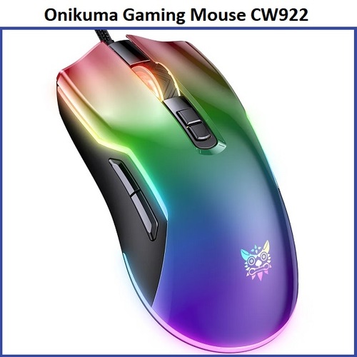 עכבר גיימרים חוטי עד Onikuma CW922 RGB | 12800 DPI