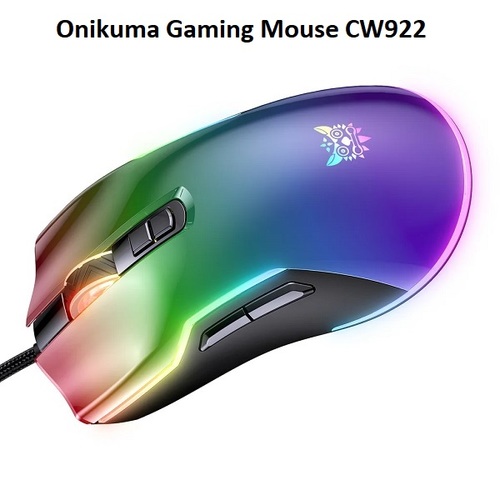 עכבר גיימרים חוטי עד Onikuma CW922 RGB | 12800 DPI