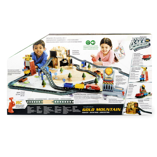מסילות כח Power Rails - רכבת חשמלית ענקית בשלט רחוק דגם מכרה הזהב
