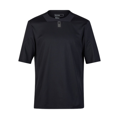 חולצת רכיבה קצרה פוקס שחור - FOX RACING DEFEND SS JERSEY V25