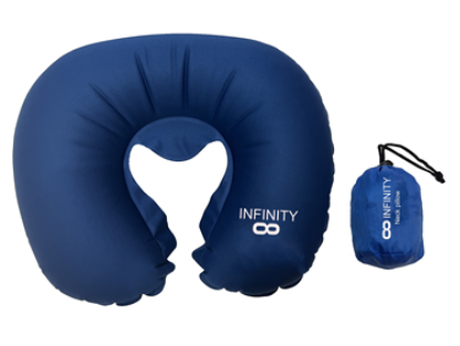 כרית צוואר NECK PILLOW כחולה - INFINITY