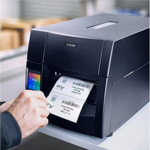 מדפסת מדבקות תעשייתית CITIZEN CL-S703II כוללת רשת